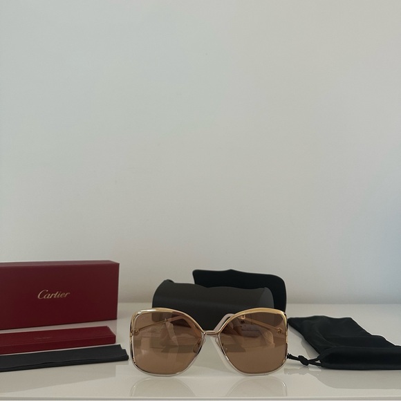 CARTIER
60MM Butterfly Sunglasses - Picture 7 of 12